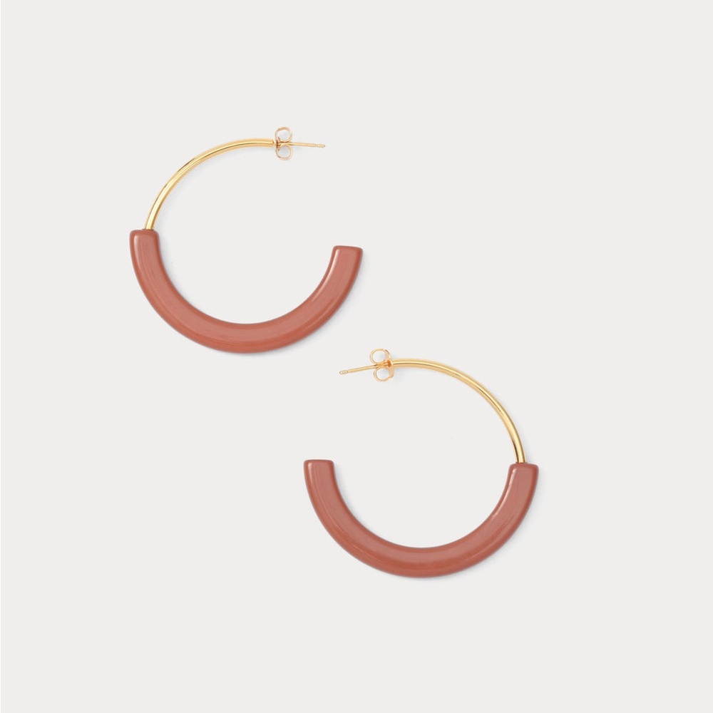 Elim Earrings-whisky